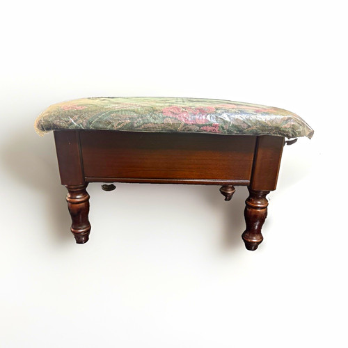 Vintage floral upholstered - vintage,