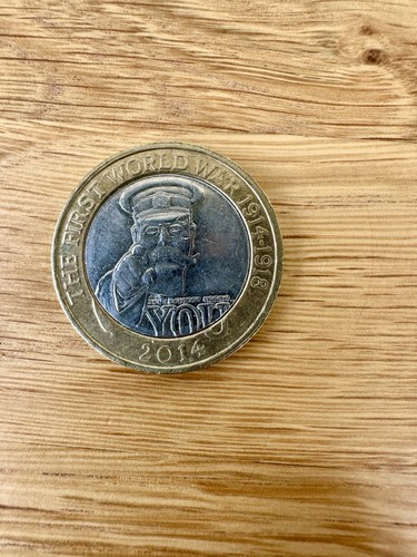 2014 two pounds - £2, coin