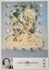 Original Salvador Dali Gala surrealism surrealist cool art advertising poster