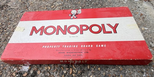 Vintage monopoly board - monopoly,