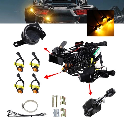 Led turn signal horn kit - horn, with