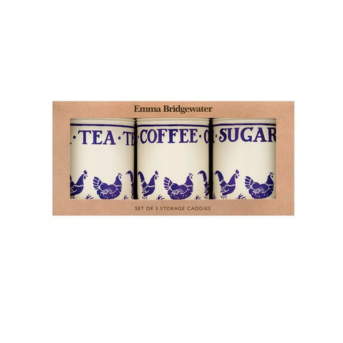 Emma bridgewater blue hen - bridgewater, set