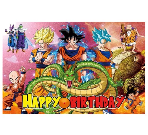 Dragon ball backdrop birthday - dragon,