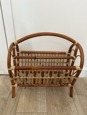 Retro Bamboo Rattan Magazine
