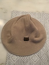 G-Star Raw Denim Hat Beanie - With Flexible Metal Round  - NEW - G-Star Men’s