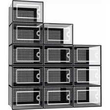 12 x Stackable Foldable Boxes