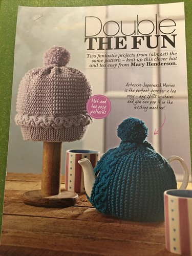 Knitting pattern hat tea - pattern,
