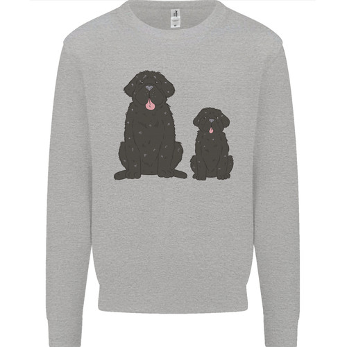 Newfoundland dog with puppy - with,