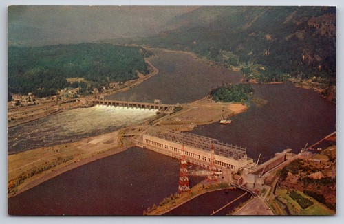 Postcard bonneville dam oregon - postcard,