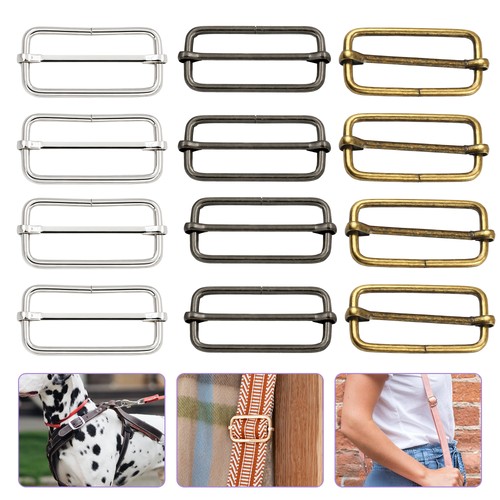 Metal tri glide buckle - glide, slider