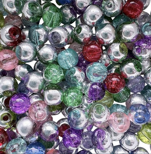 180pcs mixed crackle - 180pcs,