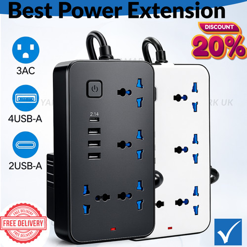 Surge protected extension lead - surge,