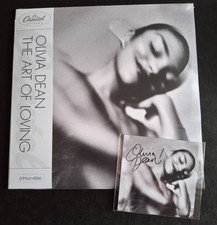 OLIVIA DEAN THE ART OF LOVING CAPITOL WHITE VINYL NUMBERED LP & SIGNED ART CARD