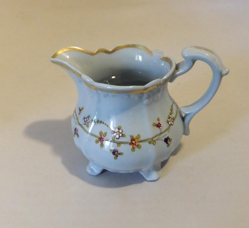Victorian blue drabware cream - blue,