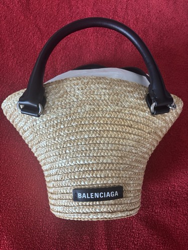 Balenciaga rattan basket - basket, bag