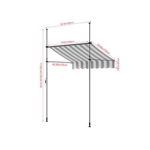 Retractable awning - retractable,