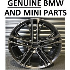 GENUINE BMW X5 E70, Grey 310M 21" Alloy Wheel 36116854564. Bright-turned FRONT
