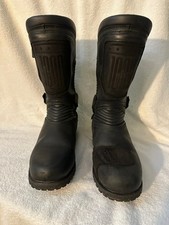 Icon Prep 1000 motorcycle boots, black, size 44 (10). Hardly worn