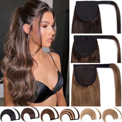 Thick real claw ponytail - real, clip