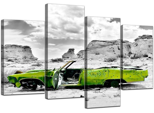 Large abstract lime green - lime,