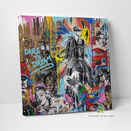 Graffiti dream canvas art wall - graffiti,