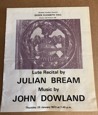 Julian Bream Lute Recital John