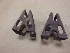 Vtg Set of Cast Iron Saw Horse