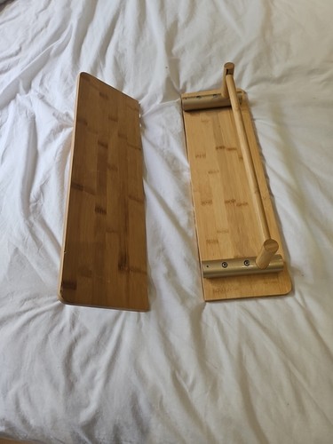 Two bamboo wall mounted towel - two,