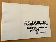 LEYLAND LORRY /TRUCK BROCHURE -THE LEYLAND 500 TRANSPORT SYSTEM