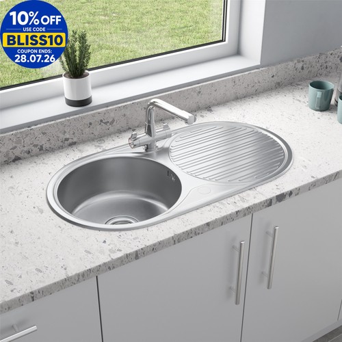 Stainless steel inset round - stainless,