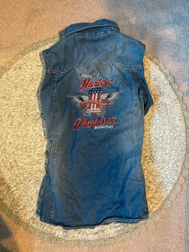 Harley davidson studded denim - harley-davidson,