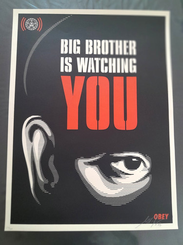 Shepard fairey big brother - shepard,