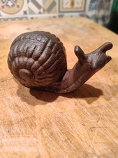 Cast Iron Snail Ornament Decorative #snailcore Hurry this snail is going fast ?
