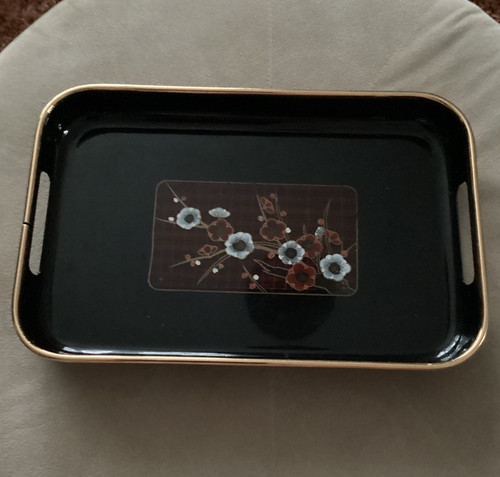 Black gold rectangular - gold,
