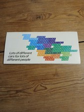 Fiat Original Dealer Sales Brochure - The Baby Fiats 500 124 125 128 850 Range