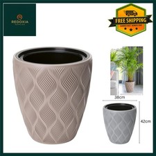 Elegant Round Tall Plant Pot