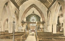Vintage Postcard Cobham Church England