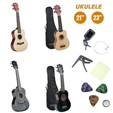 21"/23" Soprano Beginners Ukulele Guitar with Felt Pick & Spare Strings