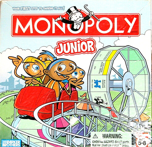 Vintage hasbro monopoly junior - vintage,