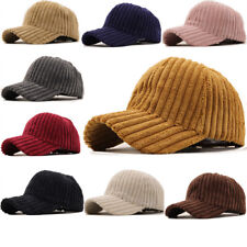 Soft Warm Corduroy Hat Men