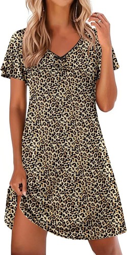 Women short sleeve nightgown - women's,