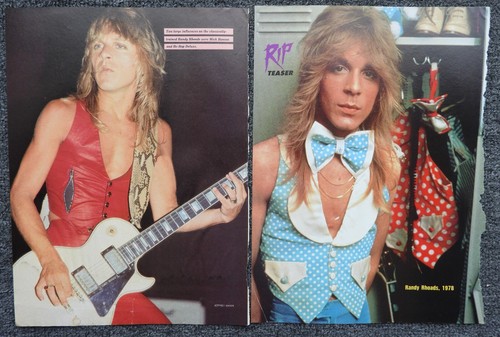 Randy rhoads clippings two - randy,