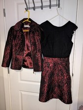 Vintage Karen Millen Two Piece A Line Dress And Blazer
