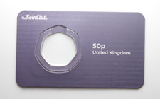 The Koin Club - Used Empty Holder for United Kingdom UK 50p Fifty Pence Coin