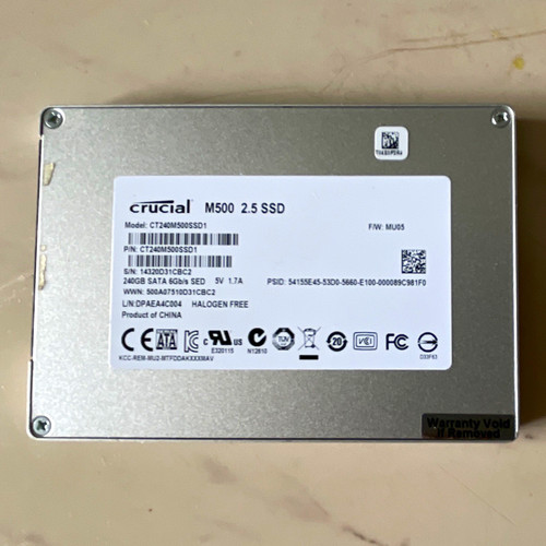 Crucial m500 240gb 5in sata - crucial,