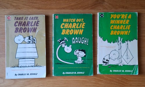 Charlie brown books - 3,