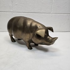 Vintage Brass Piggy Bank