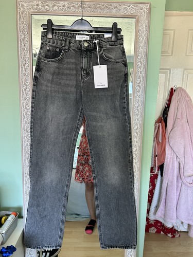 Pull bear dark grey - dark, straight