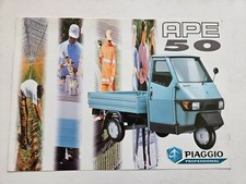 PIAGGIO APE 50 VAN PICKUP SALES BROCHURE 1997
