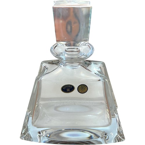 Bohemia crystal decanter - crystal,